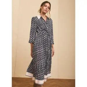 Mint Velvet Print Midi Shirt Dress